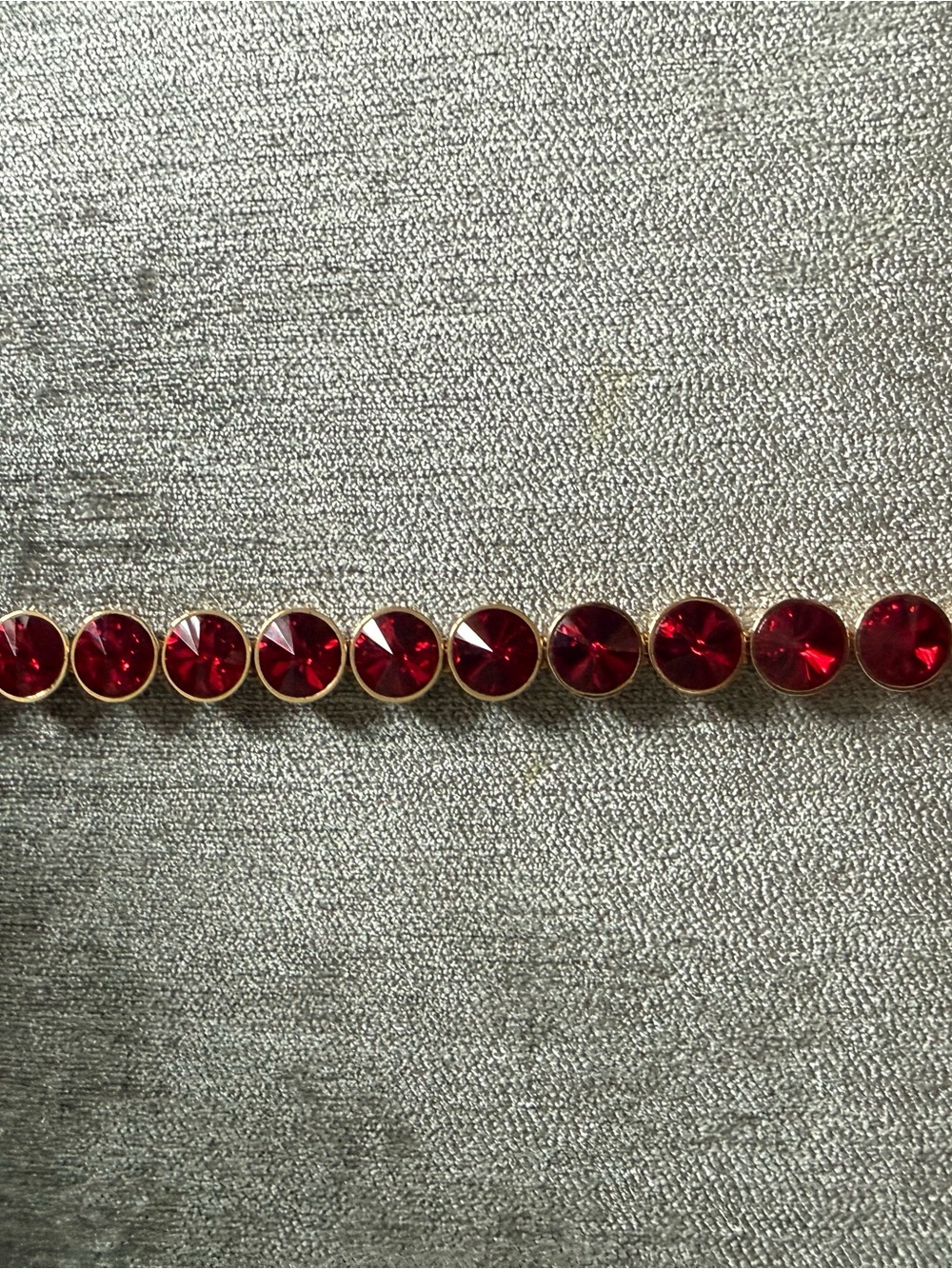 henri bendel Swarovski Crystal Red Crystal Bracelet